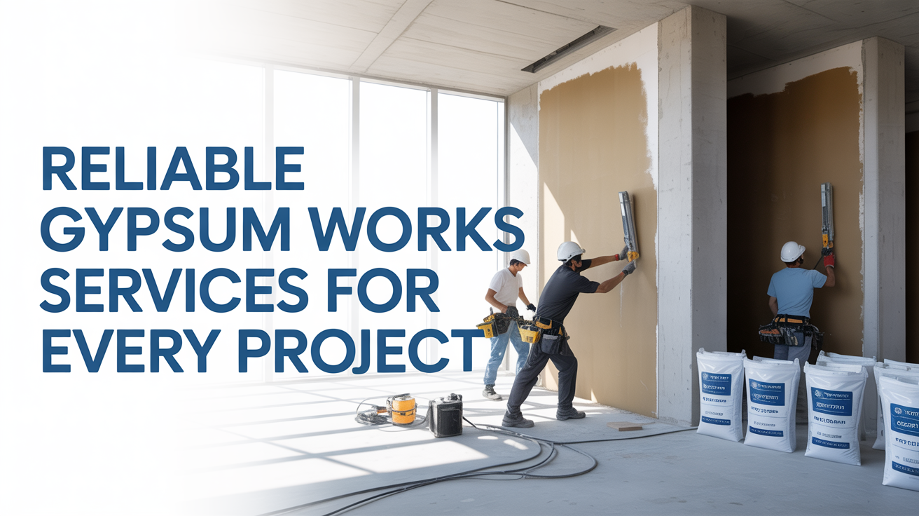 Reliable Gypsum Works Services for Every Project